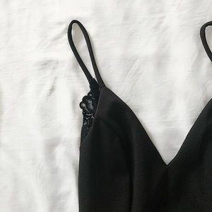 Black Windsor romper with cape